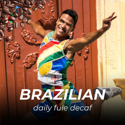 Zrnková Káva Brazilian Daily Fuel Decaf 100% Arabica